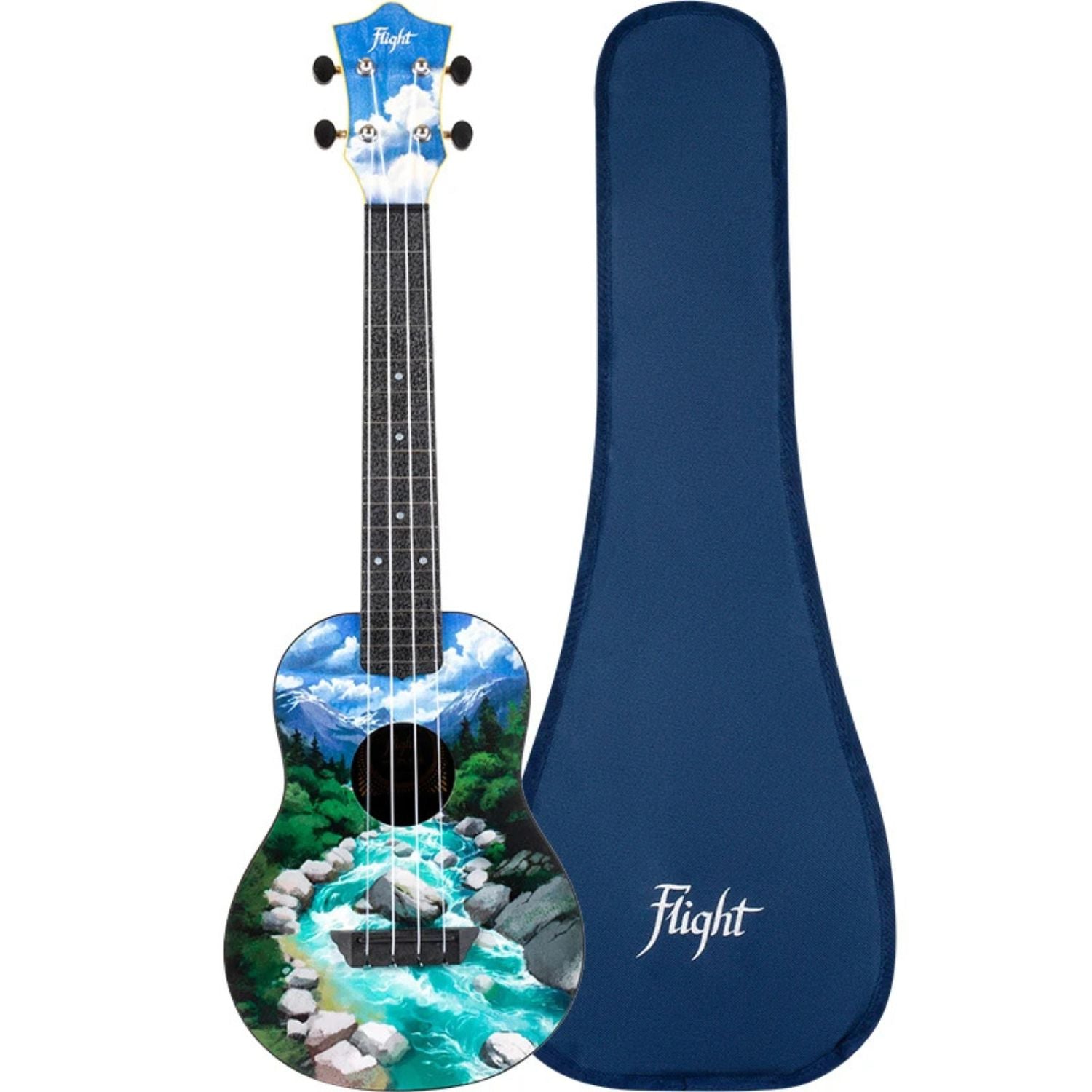 Flight Concert Ukuleles Flight TUC30 SLO Travel Concert Ukulele with Bag