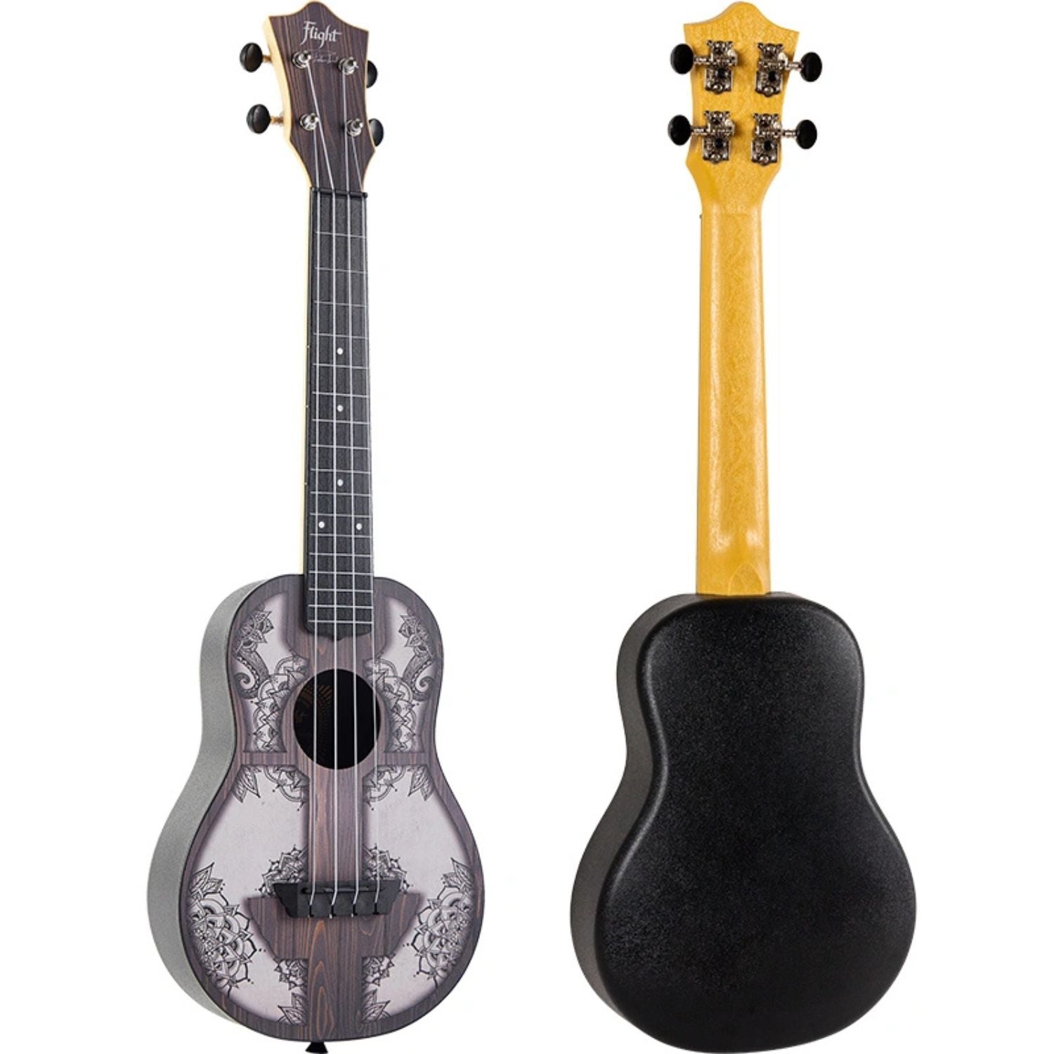 Flight Concert Ukuleles Flight TUC40 MW Travel Mandala Concert Ukulele with Bag