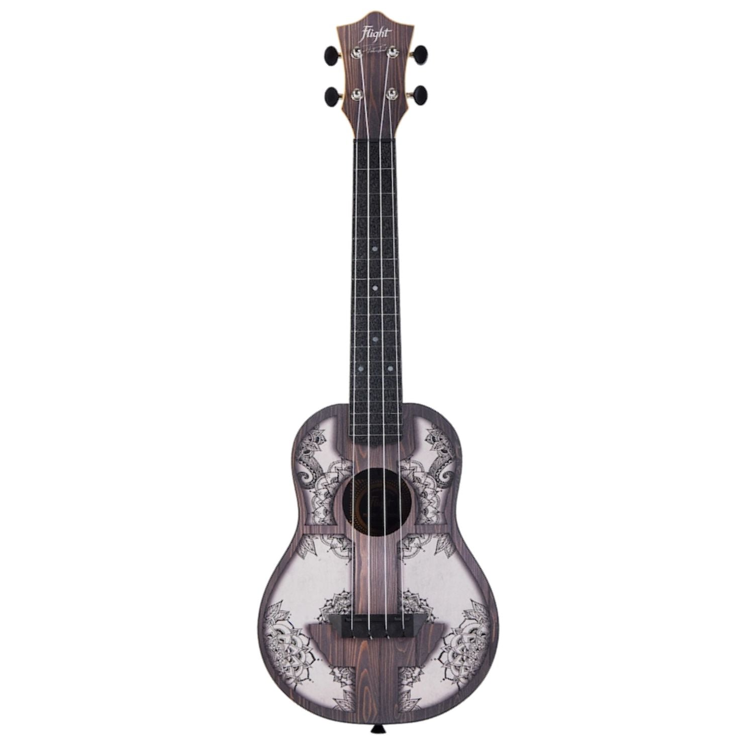Flight Concert Ukuleles Flight TUC40 MW Travel Mandala Concert Ukulele with Bag