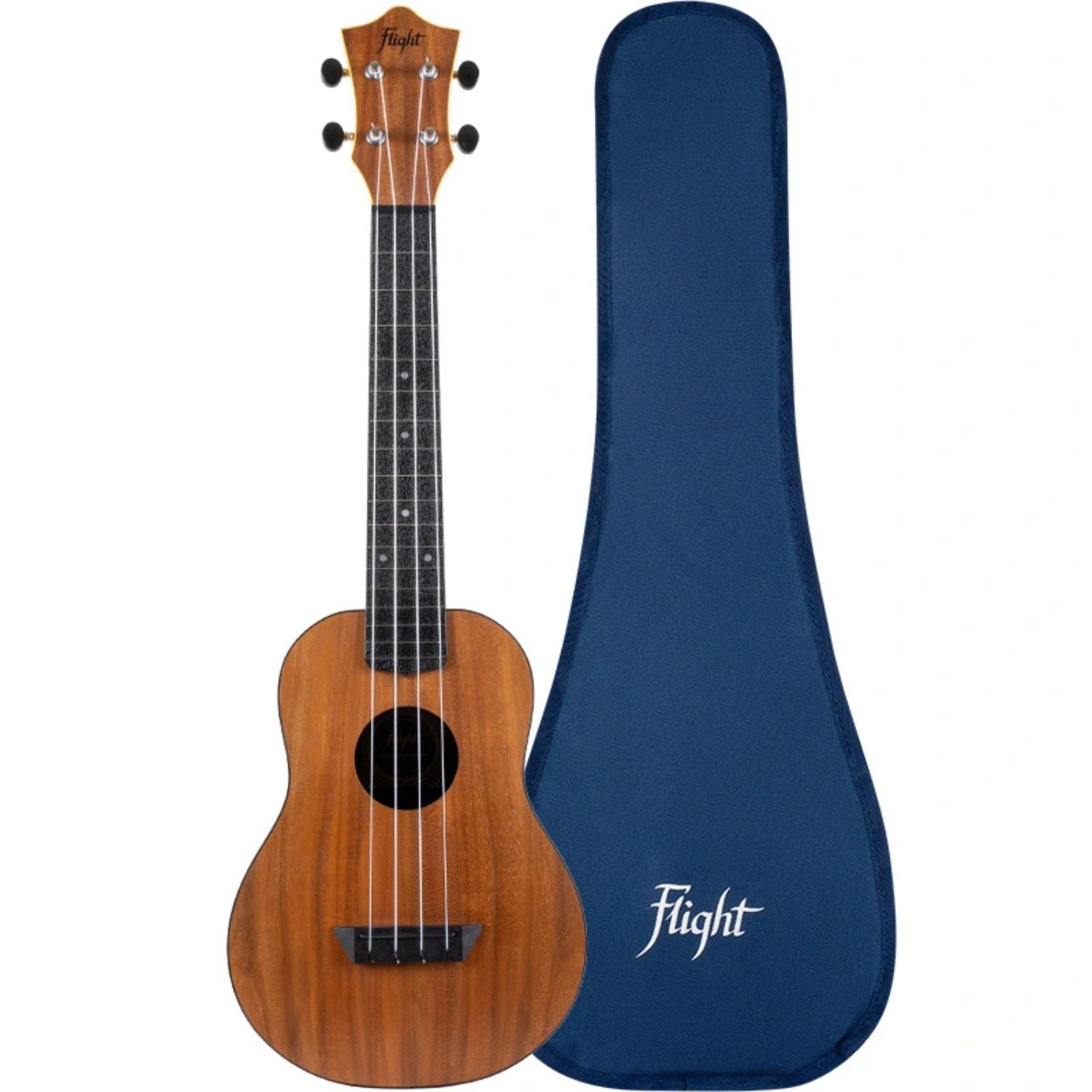 Flight Concert Ukuleles Flight TUC55 Acacia Travel Concert Ukulele with Bag