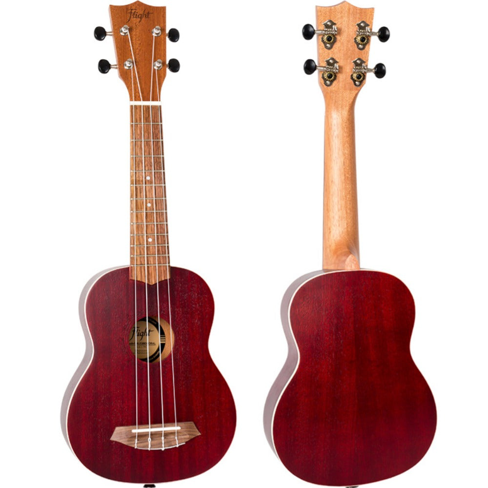 Flight Soprano Ukuleles Flight NUS380 Amber Soprano Ukulele with Bag