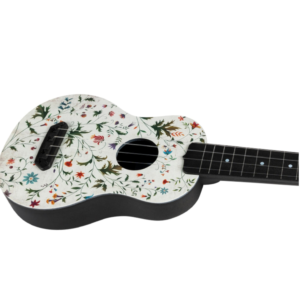 Flight Ukulele Flight UTS-40 Flower Ultra Travel Ukulele with Bag