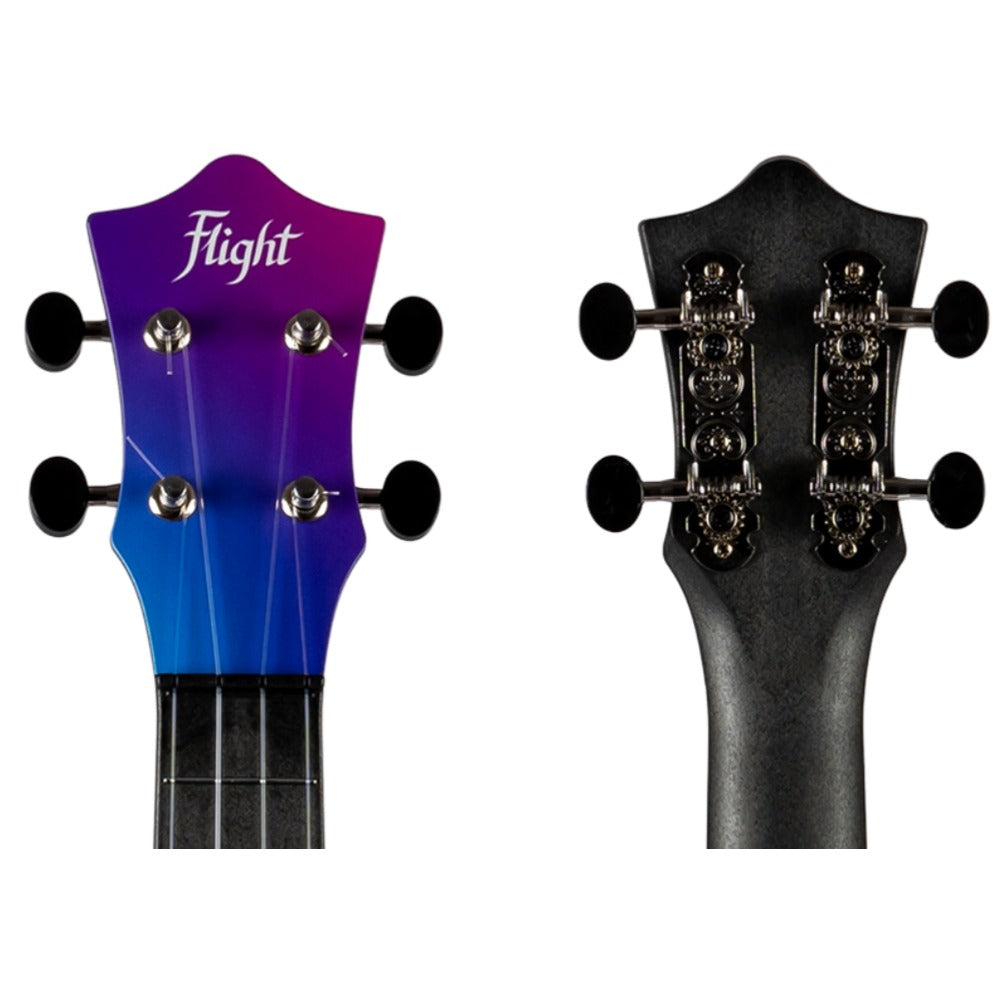 Flight Ukulele Purple and Blue Gradient Flight UTS-35 Story Ultra Travel Ukulele with Bag
