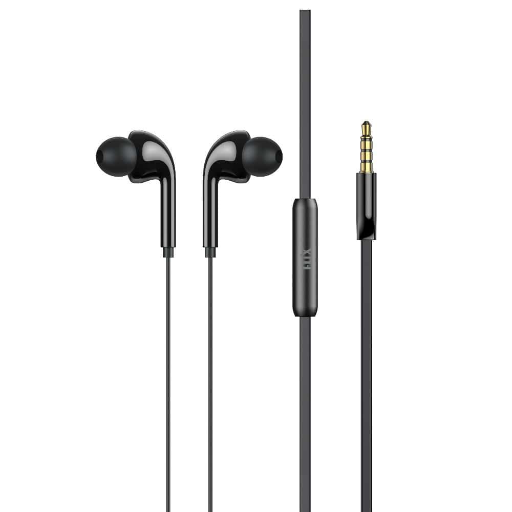flix in-ear wired headphones black flix (beetel) tone 210 in ear wired headset - black