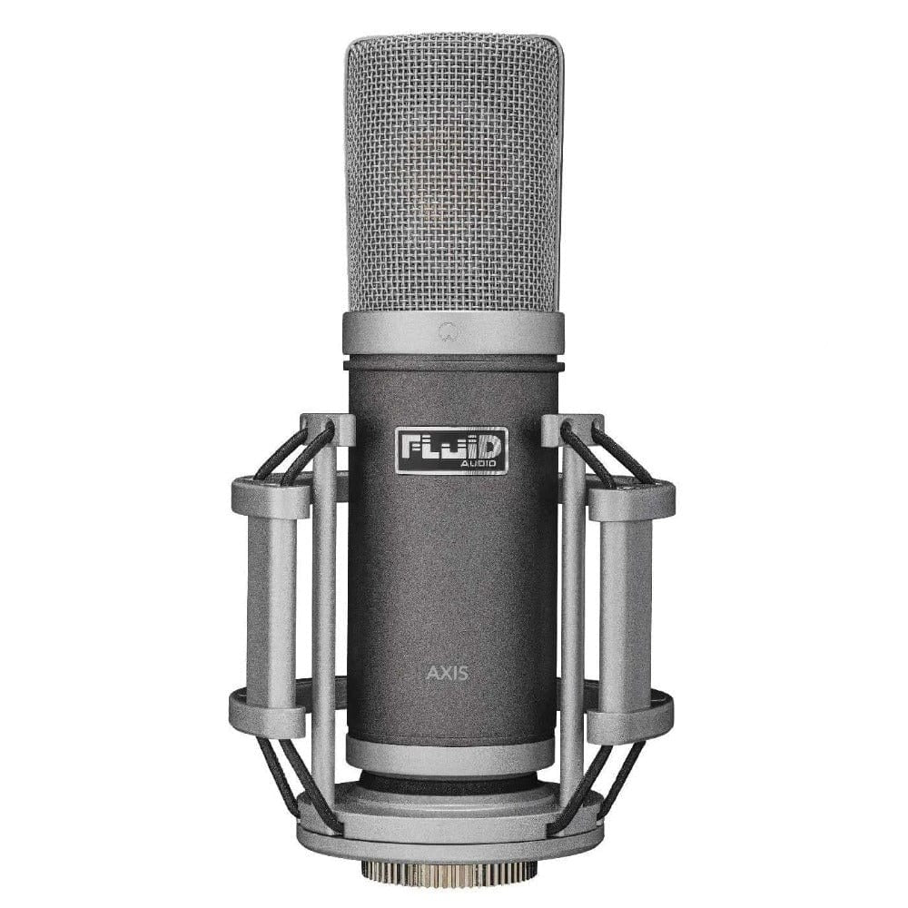 fluid audio condenser microphones fluid audio axis large diaphragm microphone