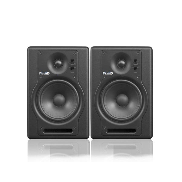 fluid audio monitor speakers fluid audio fader series f5 studio monitors - pair