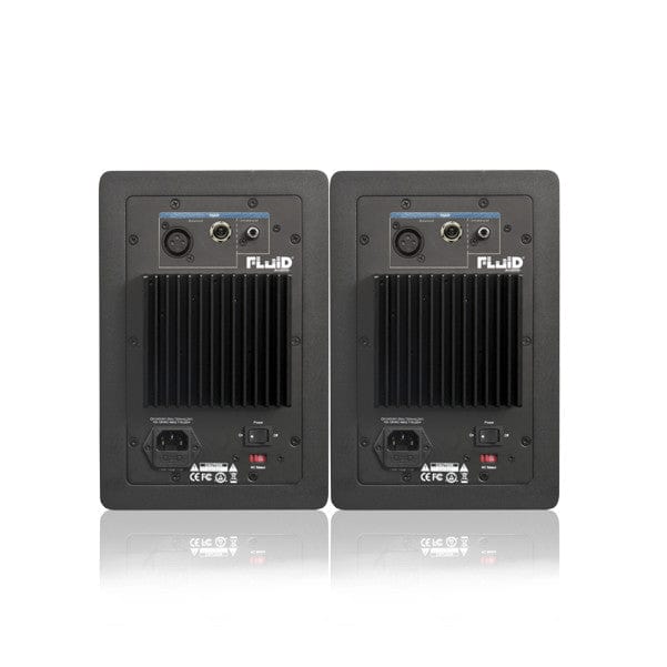 fluid audio monitor speakers fluid audio fader series f5 studio monitors - pair
