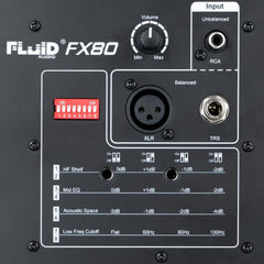 Fluid Audio Monitor Speakers Fluid Audio FX80 8-inch 2-Way Active Studio Monitor Speaker
