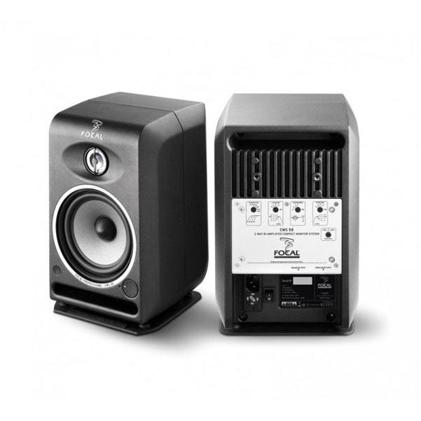focal monitor speakers focal cms 50 powered studio monitor (pair)