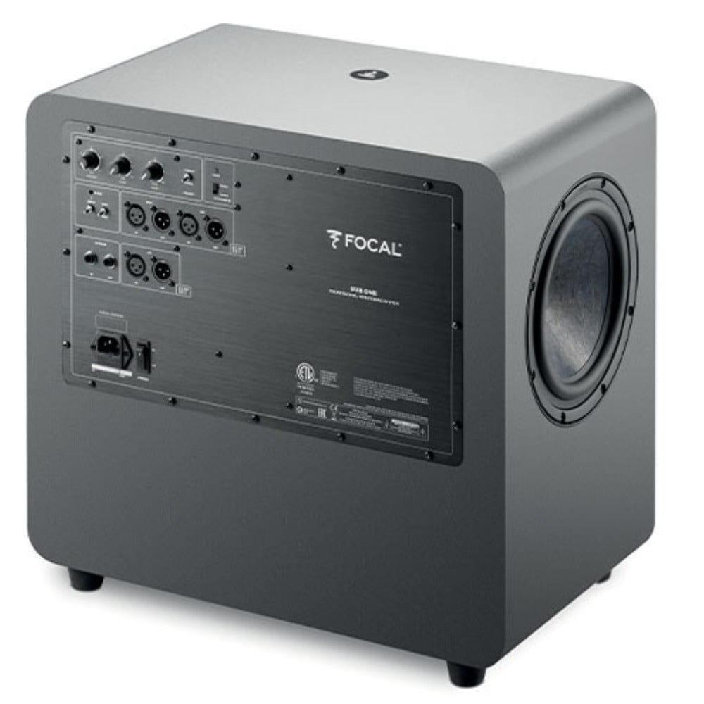 focal subwoofers focal sub one high efficiency professional subwoofer