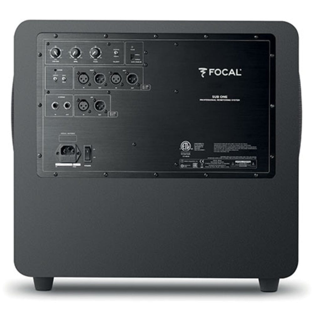 focal subwoofers focal sub one high efficiency professional subwoofer