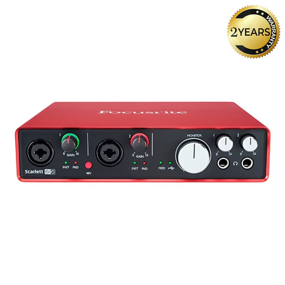 focusrite audio interfaces 2nd generation focusrite scarlett 6i6 usb audio interface - 2nd gen
