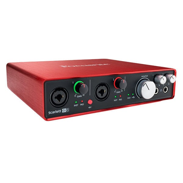 focusrite audio interfaces 2nd generation focusrite scarlett 6i6 usb audio interface - 2nd gen
