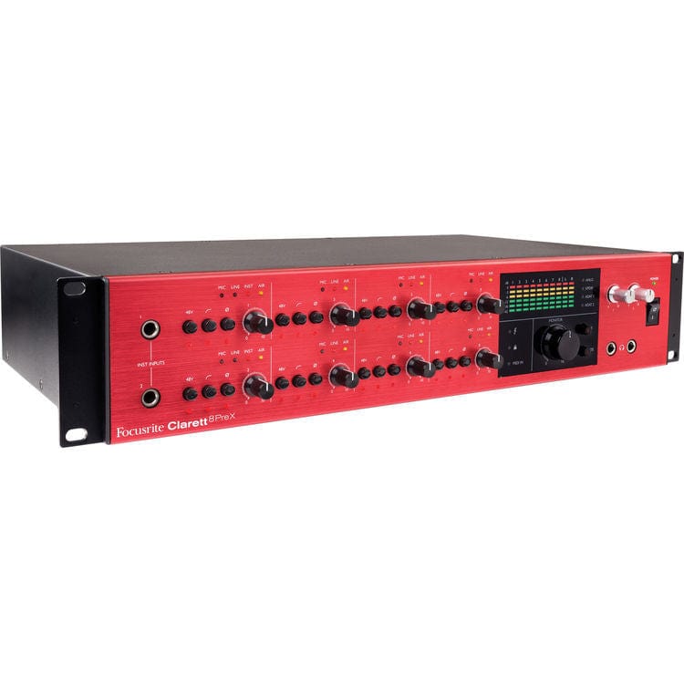 focusrite audio interfaces focusrite clarett 8prex 26x28 thunderbolt audio interface