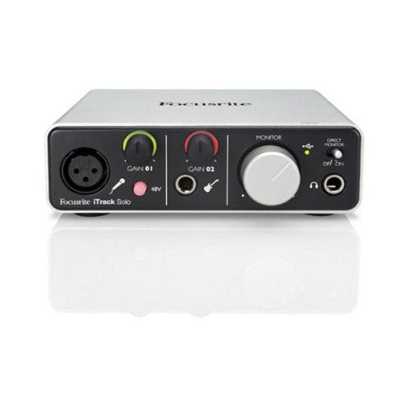 focusrite audio interfaces focusrite itrack solo usb audio interface