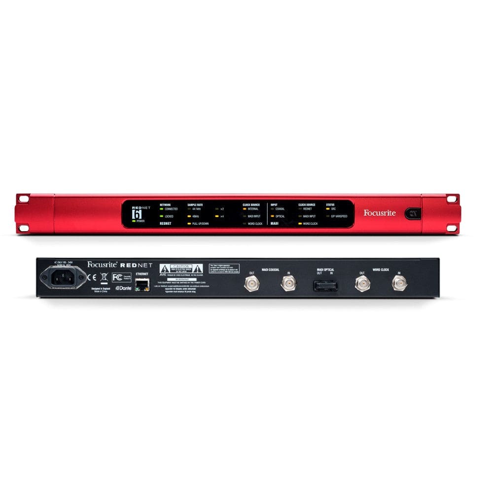 focusrite audio interfaces focusrite rednet 6 madi bridge