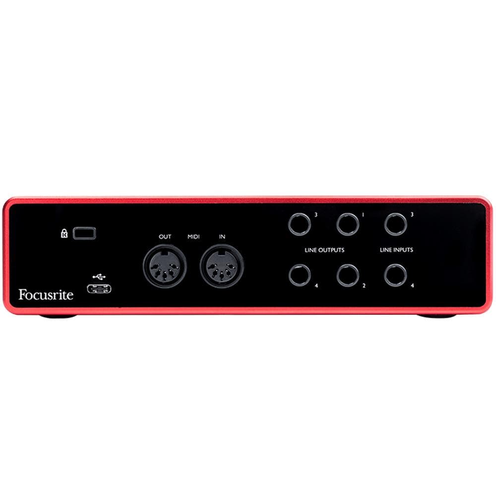 focusrite audio interfaces focusrite scarlett 4i4 3rd gen audio interface