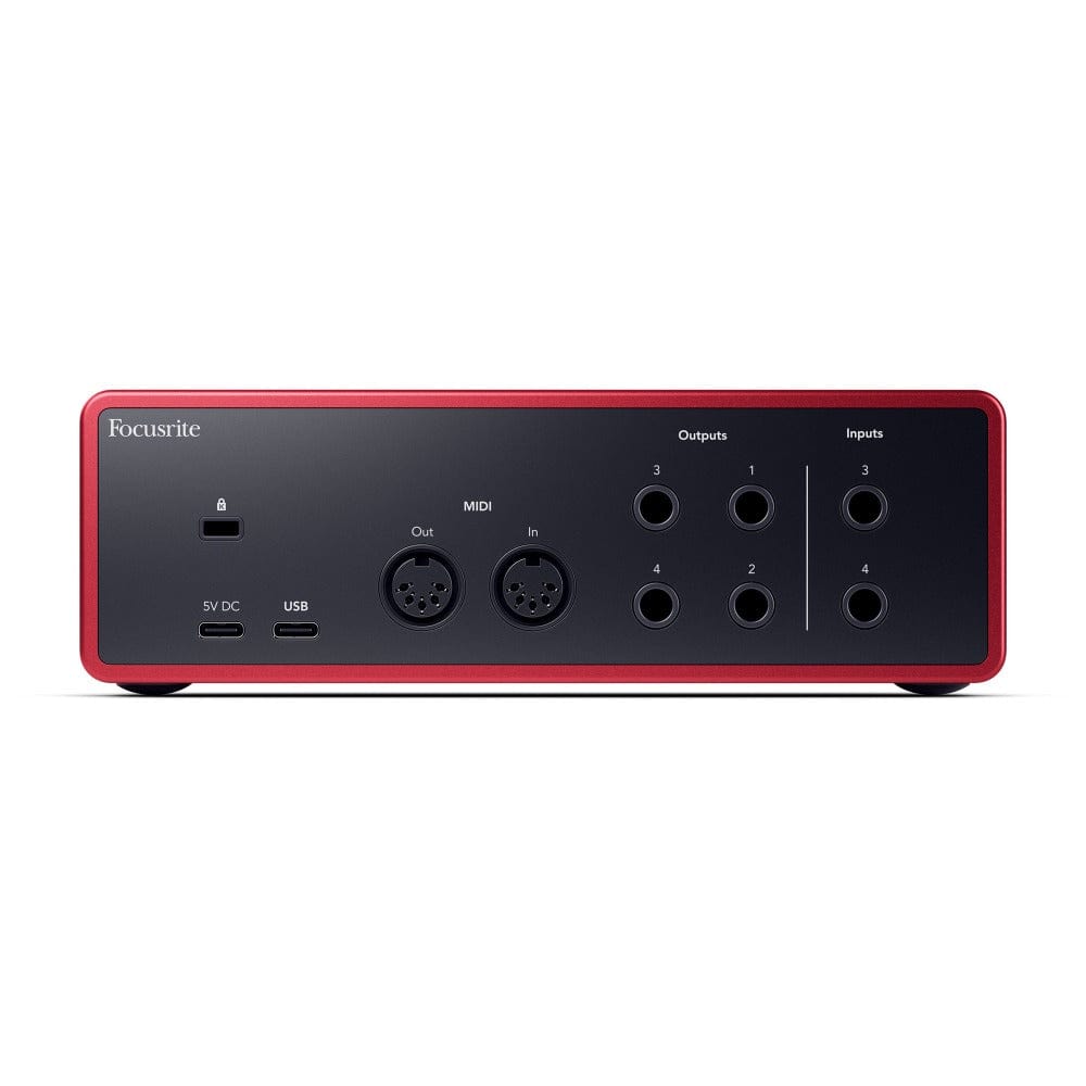 focusrite audio interfaces focusrite scarlett 4i4 4th gen audio interface
