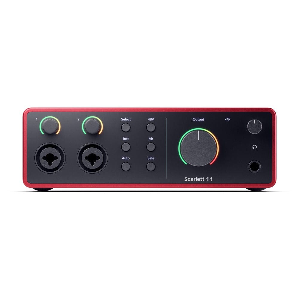 focusrite audio interfaces focusrite scarlett 4i4 4th gen audio interface