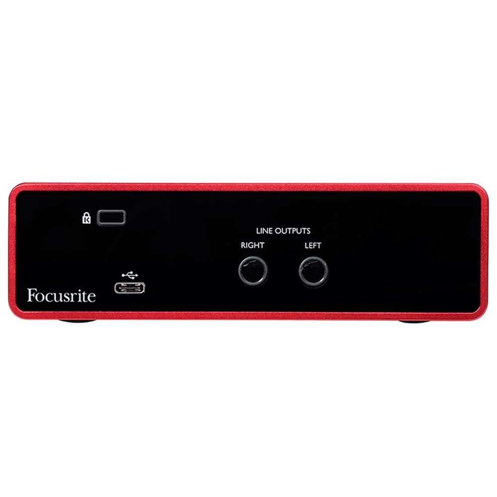 focusrite audio interfaces focusrite scarlett solo 3rd gen usb audio interface with xlr cable, polishing cloth & ebook