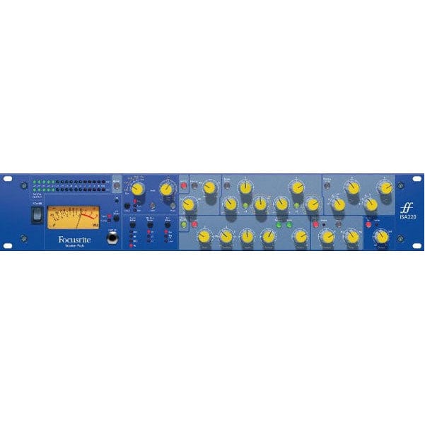 focusrite pre amps focusrite isa220 session pack microphone pre-amplifier and compressor