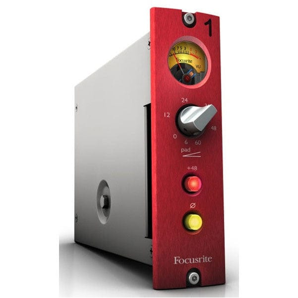 focusrite pre amps focusrite red 1 500-series mic preamp