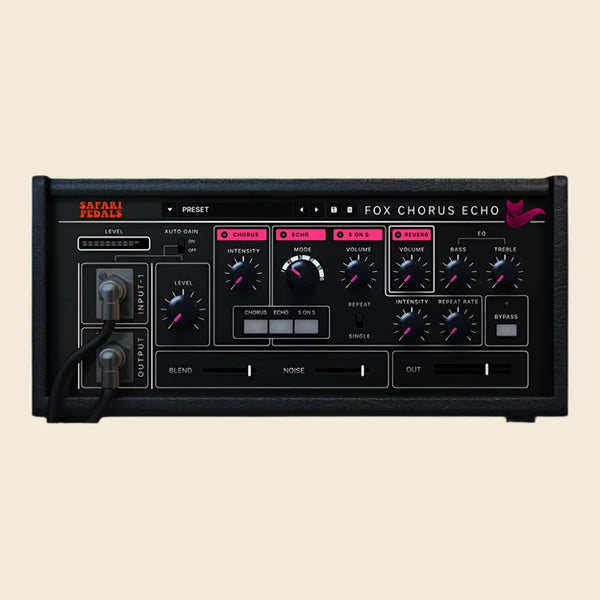 Safari Pedals Fox Echo Chorus