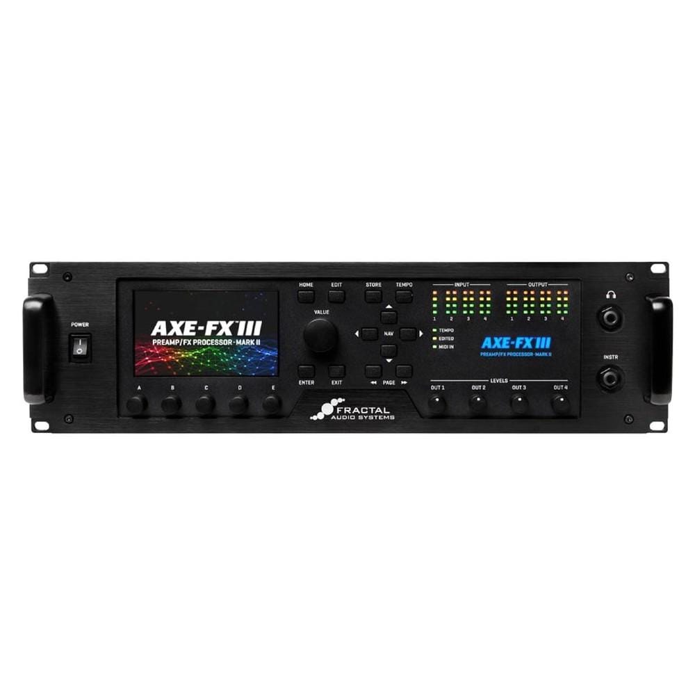 fractal audio guitar processors fractal audio axe-fx iii mkii preamp fx processor
