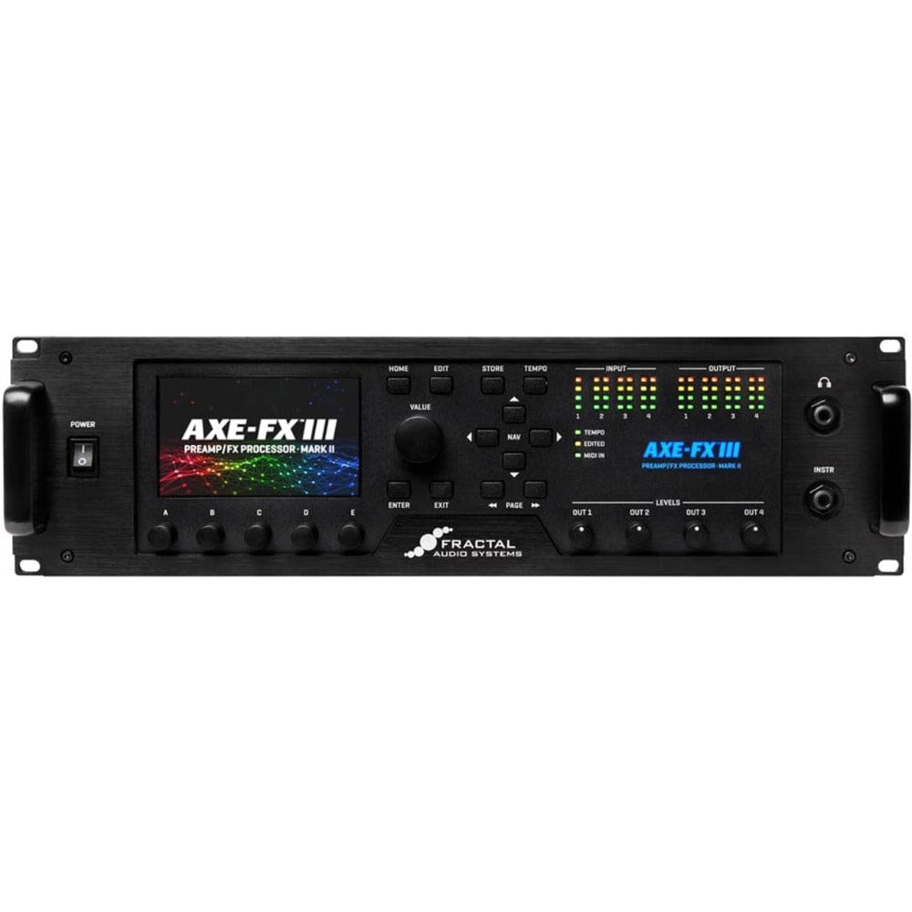 fractal audio guitar processors turbo fractal audio axe-fx iii preamp/fx rack processor