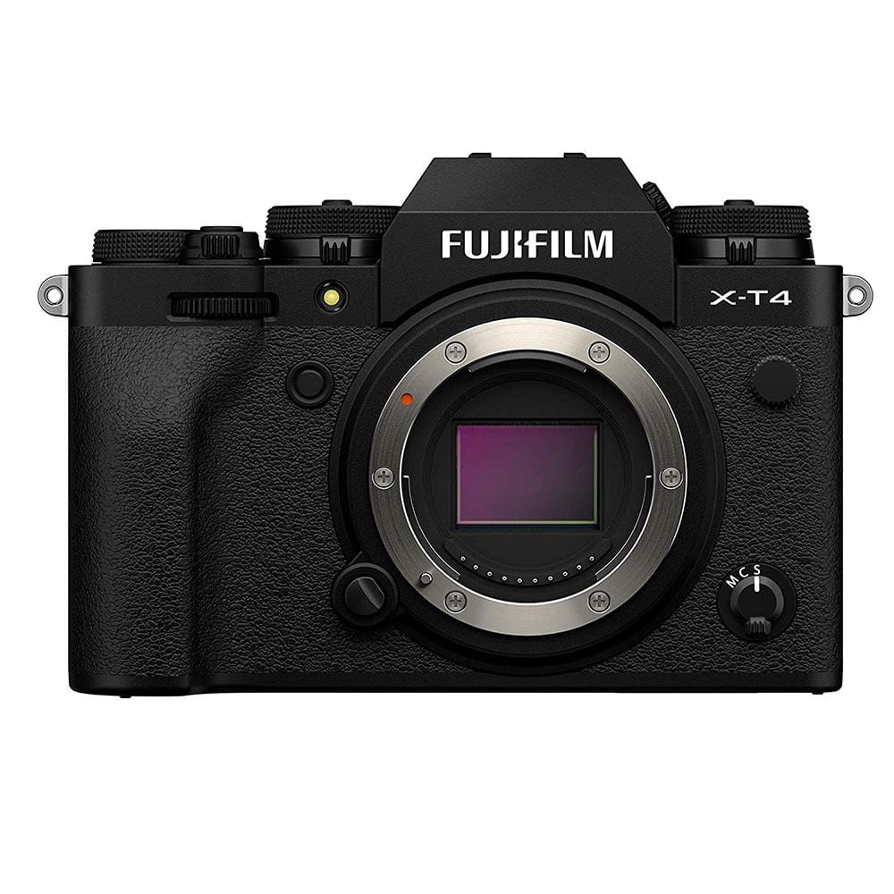 fujifilm action cameras black fujifilm x-t4 mirrorless digital camera - black