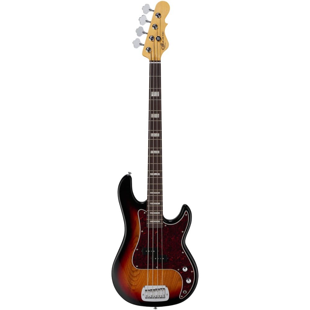 g&l bass guitars 3-tone sunburst g&l lb-100 tribute series 4 string bass guitar #color_3-tone-sunburst