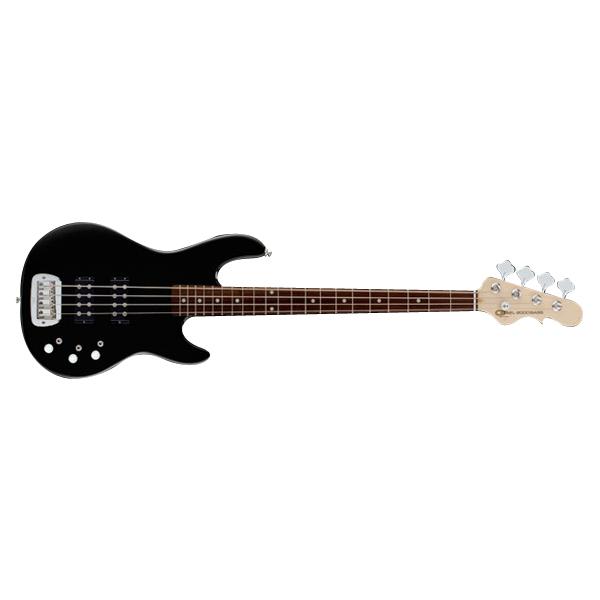 g&l bass guitars gloss black - rosewood fingerboard g&l l-2000 tribute series bass guitar #color_gloss-black---rosewood-fingerboard