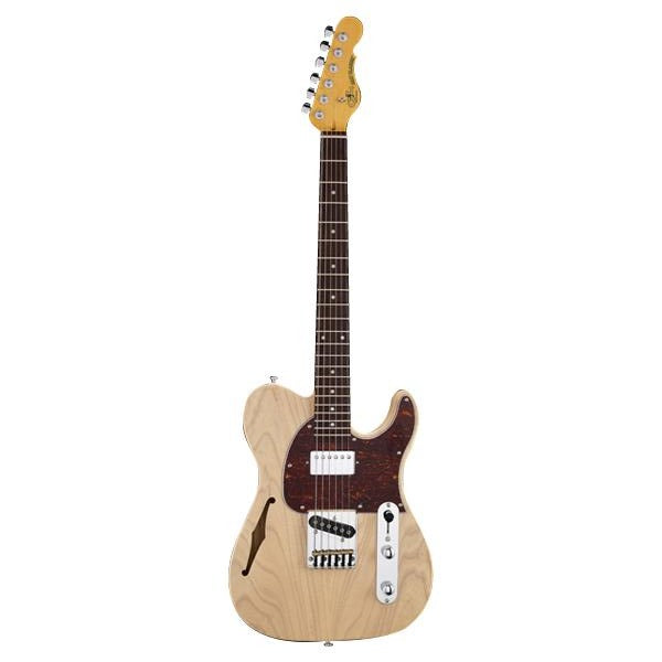 g&l electric guitars blonde - rosewood fingerboard g&l asat classic bluesboy semi-hollow tribute series electric guitar #color_blonde---rosewood-fingerboard