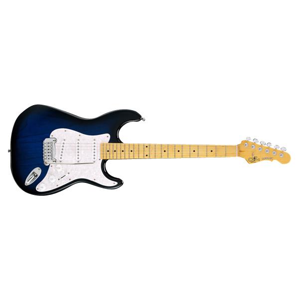 g&l electric guitars blue burst - maple fingerboard g&l tribute series legacy lefty electric guitar #color_blue-burst---maple-fingerboard