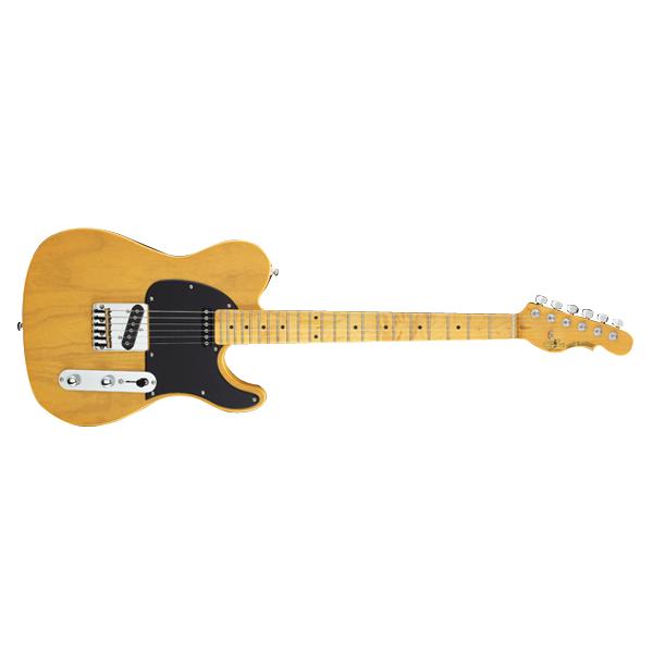 g&l electric guitars butterscotch blonde - maple fingerboard g&l asat classic tribute series electric guitar #color_butterscotch-blonde---maple-fingerboard