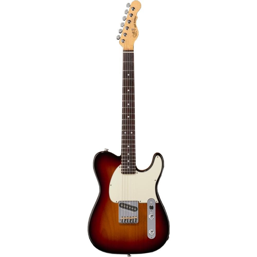 g&l electric guitars g&l asat classic solamente electric guitars - 3 tone sunburst