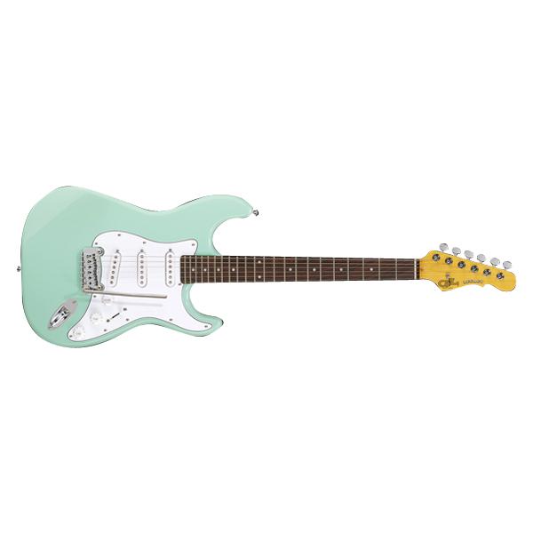g&l electric guitars surf green - rosewood fingerboard g&l tribute series legacy lefty electric guitar #color_surf-green---rosewood-fingerboard