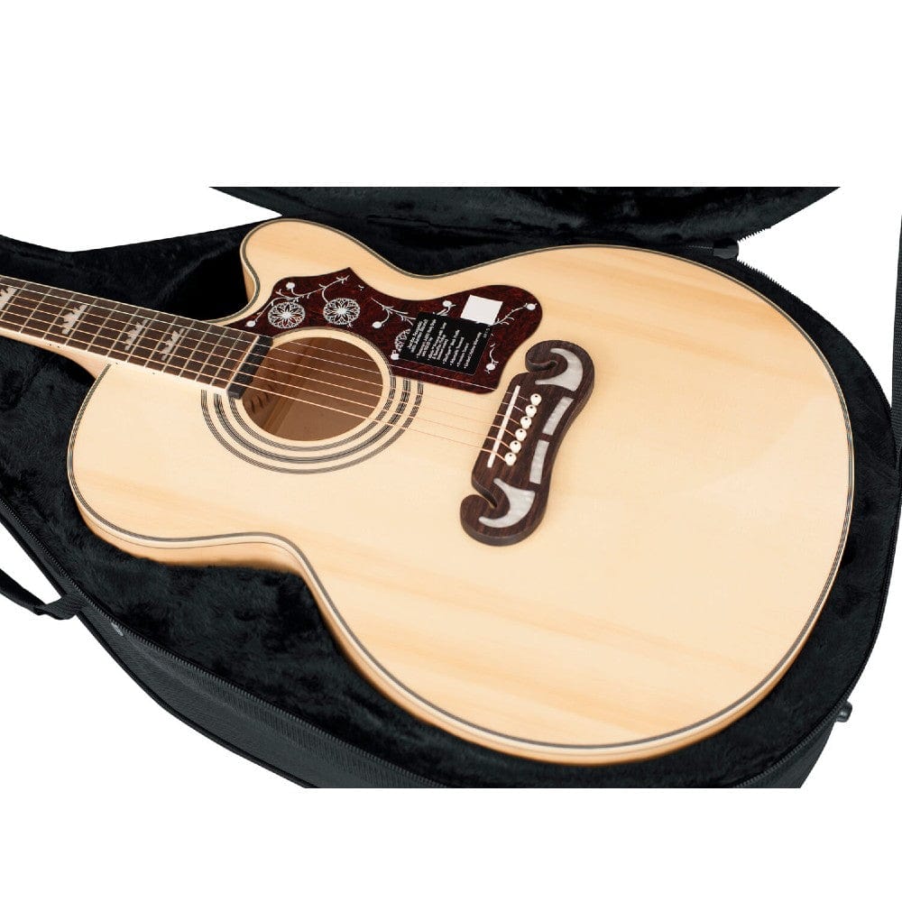 gator acoustic guitar cases gator gljumbo jumbo acoustic guitar lightweight case