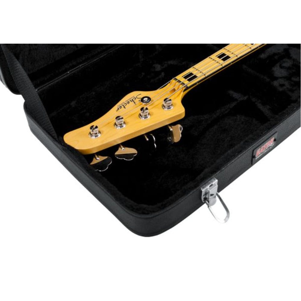 gator bass guitar cases gator gwe-bass hard-shell wood bass guitars case