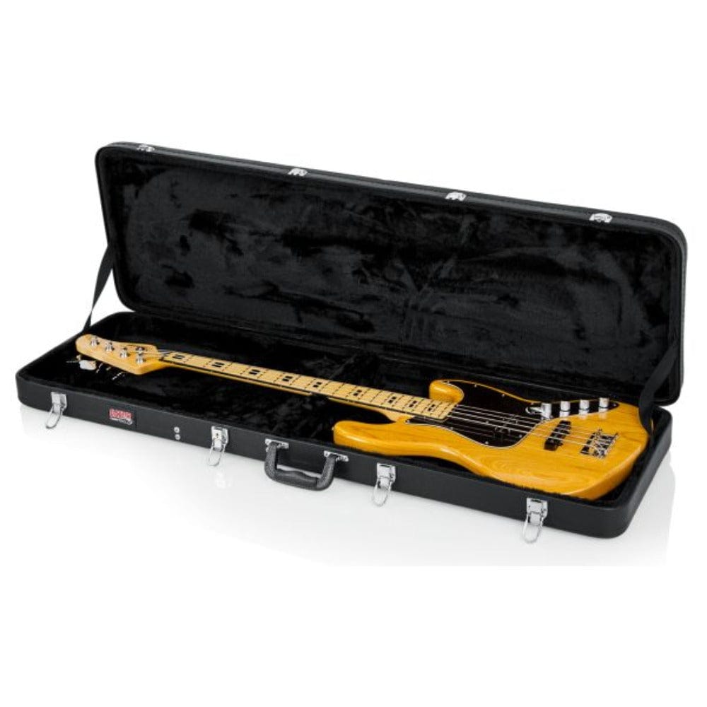 gator bass guitar cases gator gwe-bass hard-shell wood bass guitars case
