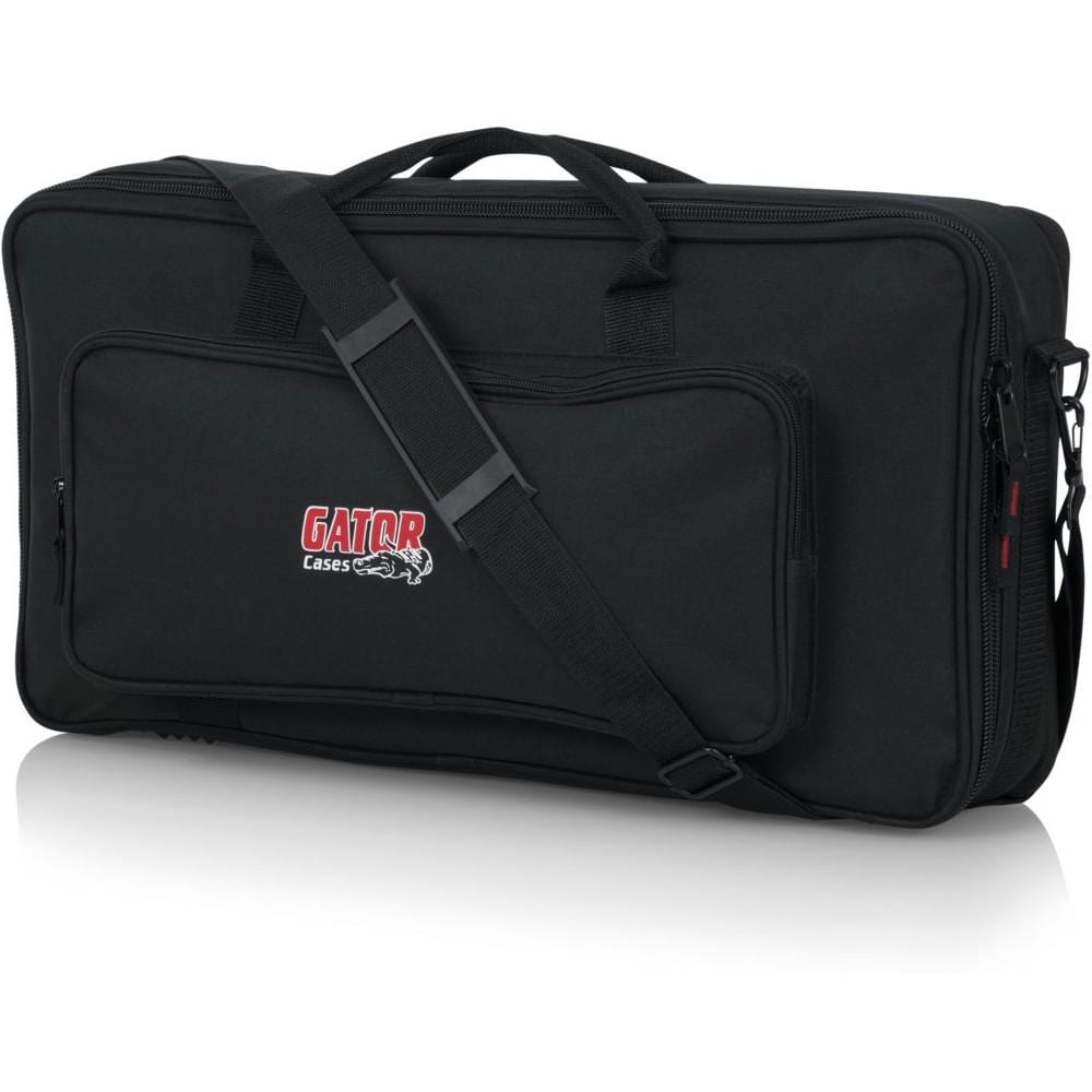 gator dj bags & cases gator gk-2110 22.5x11.5x4 inch micro keyboard/controller gig bag- black
