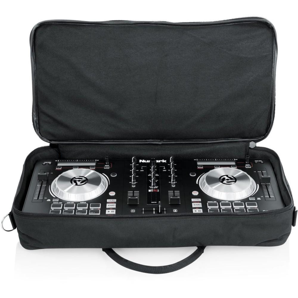 gator dj bags & cases gator gk-2110 22.5x11.5x4 inch micro keyboard/controller gig bag- black