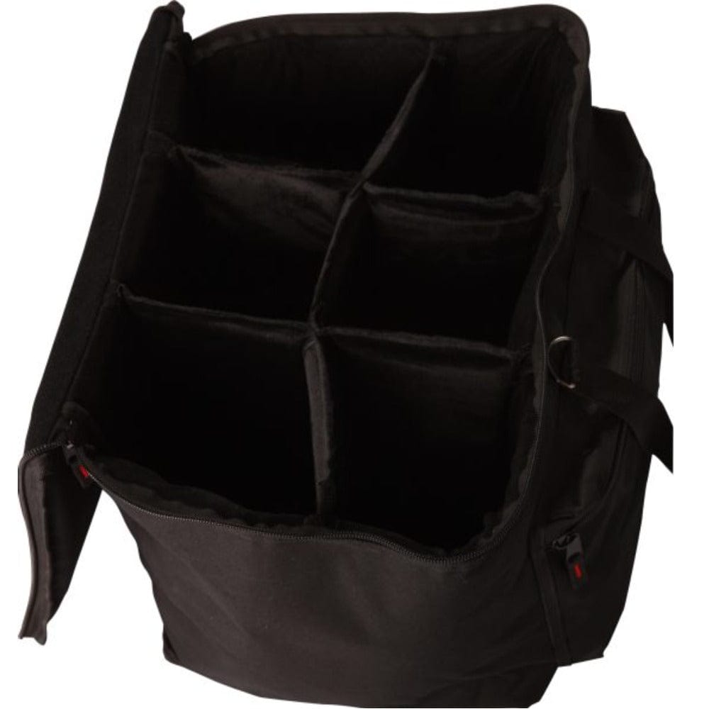 gator drum hardware gigbags gator gp-40 multi-use bag with hook & loop adjustable divider