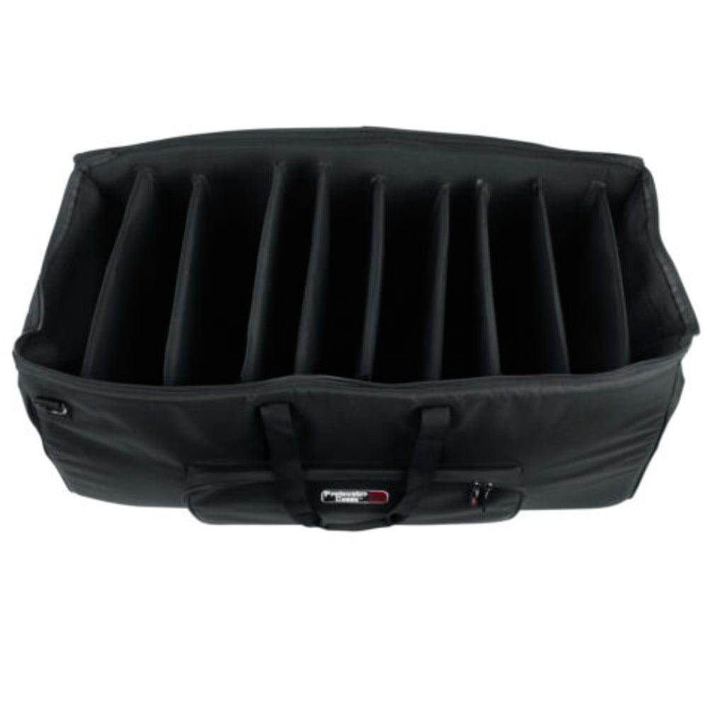 gator drum hardware gigbags gator gp-ekit3616-bw large electronic drum kit bag with wheels