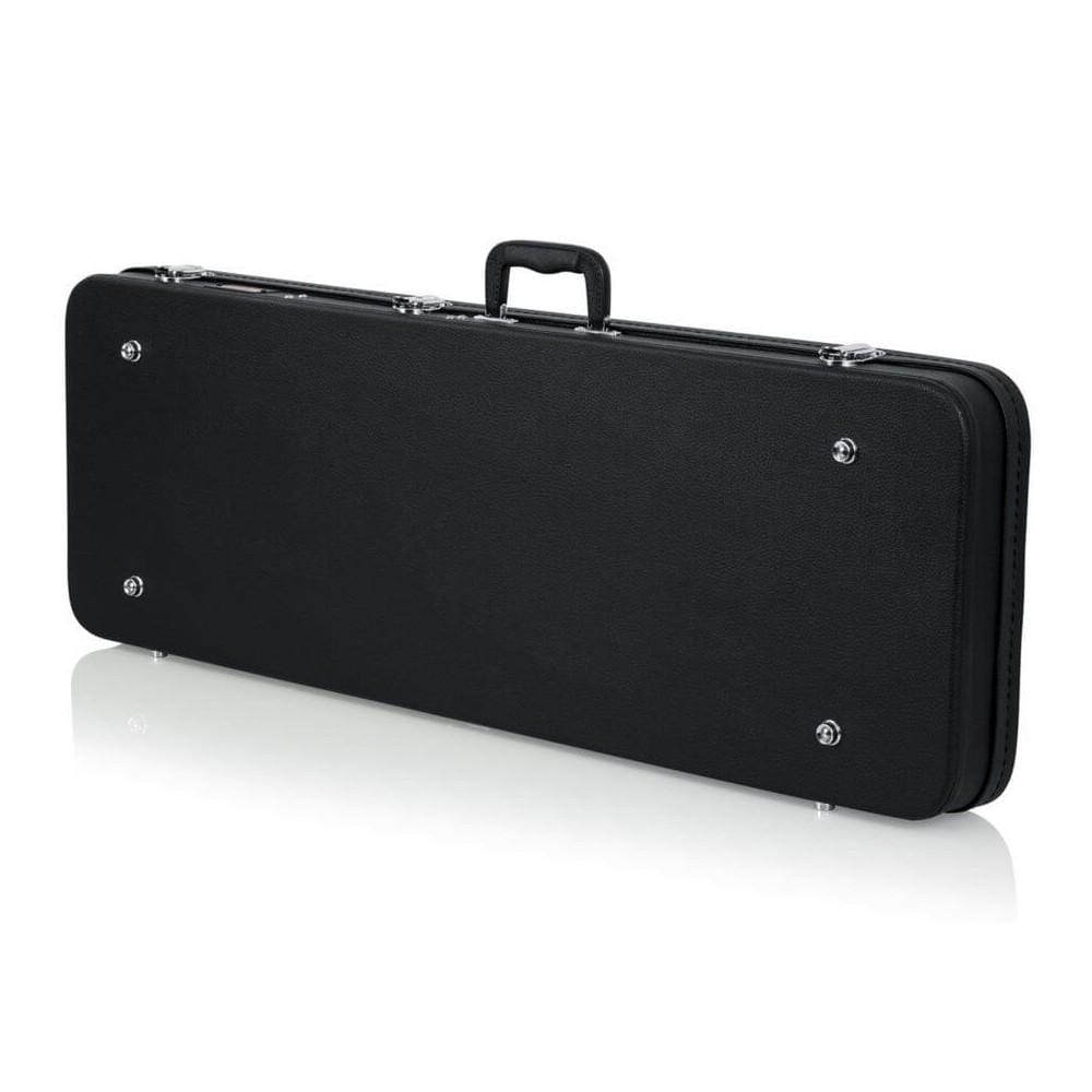 gator electric guitar cases gator gwe-elec hard shell wood electric guitar case- black