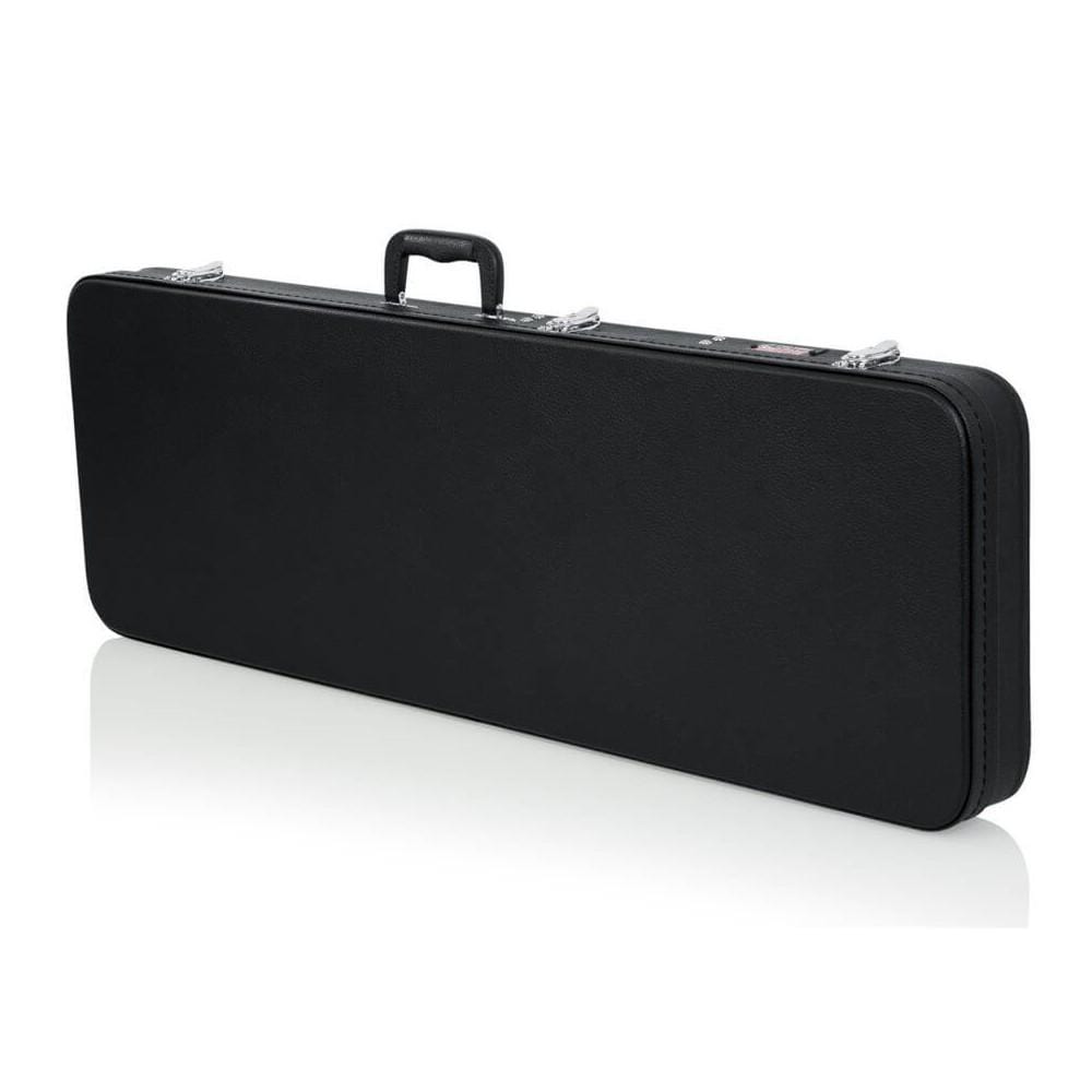 gator electric guitar cases gator gwe-elec hard shell wood electric guitar case- black