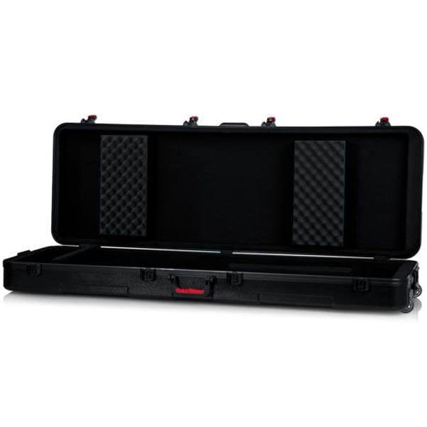 gator keyboard cases gator gtsa-key88 molded 88-note keyboard case with wheels