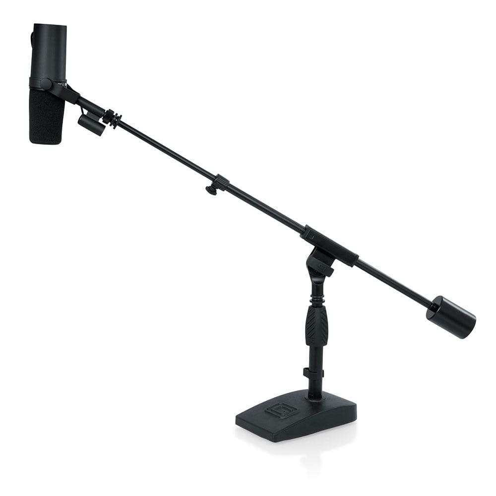 gator microphone stands black gator frameworks gfw mic 0822 microphone stand