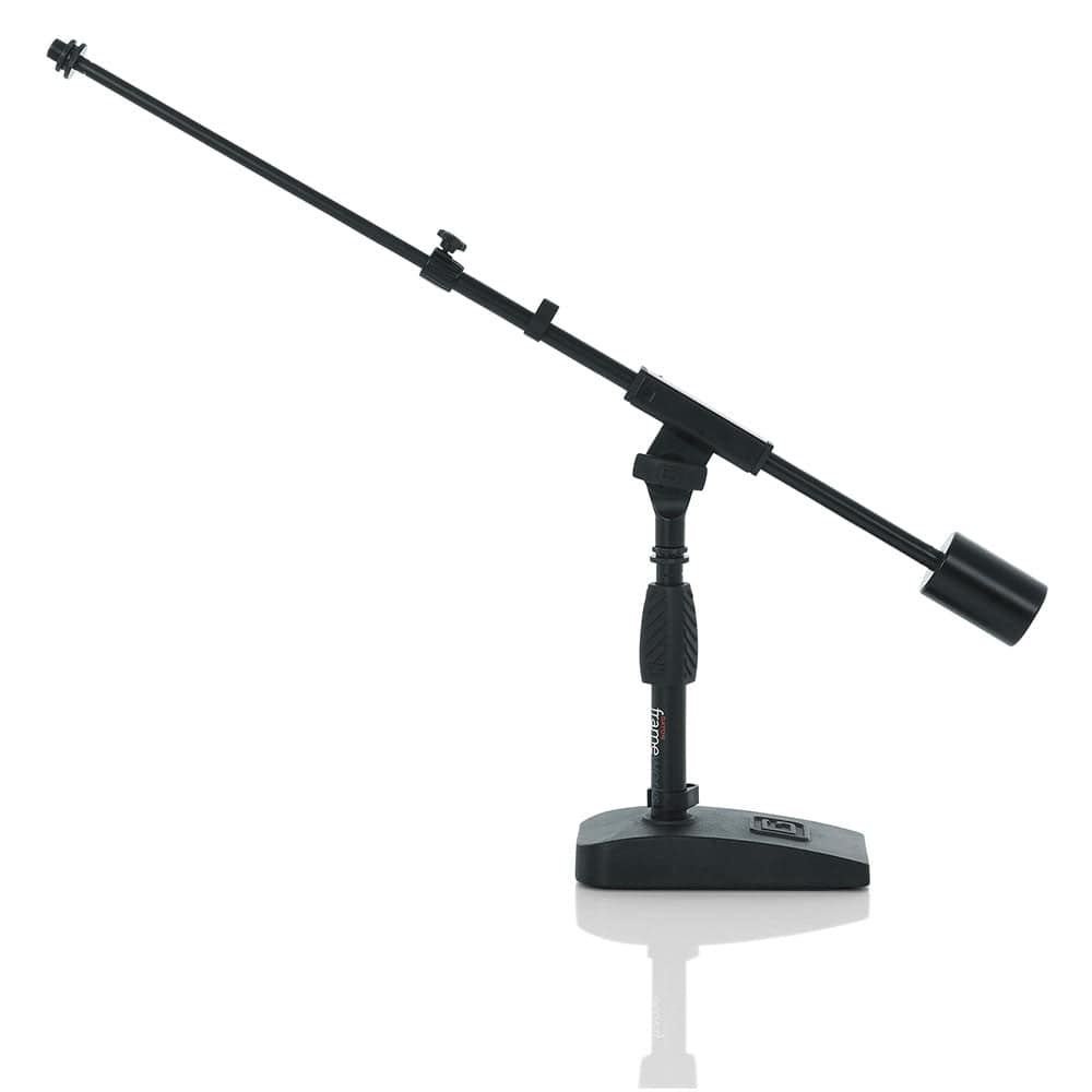 gator microphone stands black gator frameworks gfw mic 0822 microphone stand