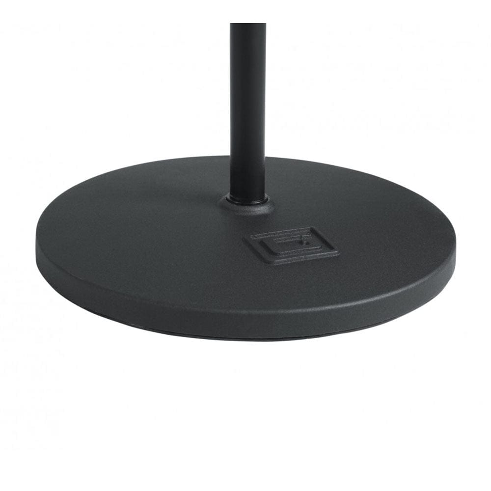 gator microphone stands black gator frameworks gfw-mic-1201 12" roundbase microphone stand